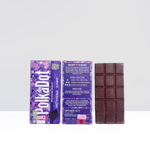 Polkadot Intense Dark Belgian Chocolate Bar For Sale