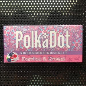 Polkadot Berries and Cream Belgian Chocolate For Sale