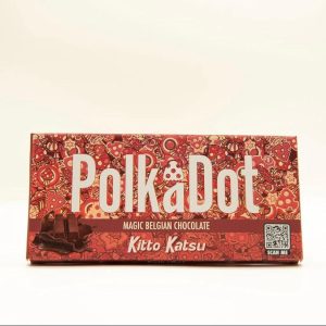 Polkadot Kitto Katsu Belgian Chocolate Bar For Sale