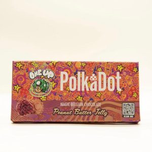 Polkadot Peanut Butter Jelly Belgian Chocolate Bar For Sale