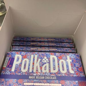 Polkadot Krispy Chocolate Crunch Chocolate Bar For Sale